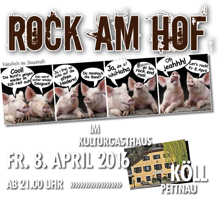 The empty bottles Rock am Hof 8. April